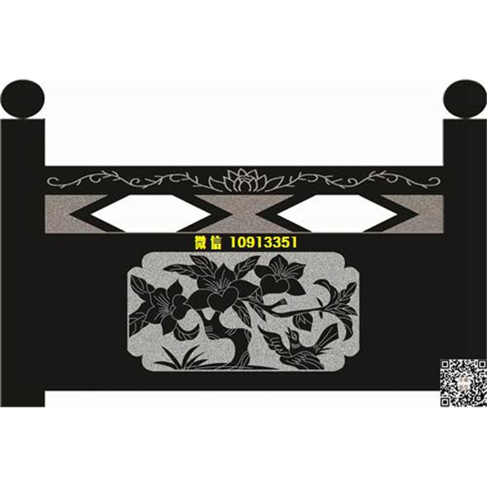 精雕图197花鸟栏板精雕图线雕图线条图单线铣底图_电脑雕刻plt文泰矢量图精雕图浮雕图